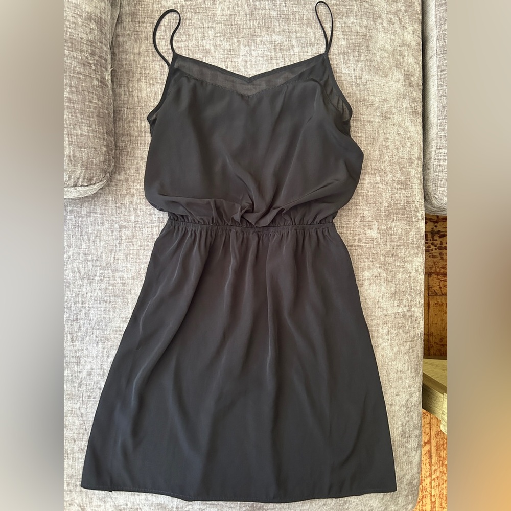 Express Black Ruched Halter Mini Dress